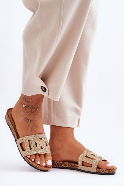 Women's Studded Loafers Beige Evelins