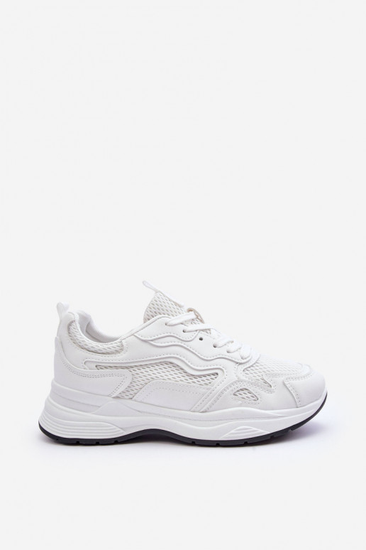 Women's Sporty Sneakers Platform White Lomare