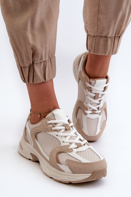 Women's Beige Sports Sneakers Kildia
