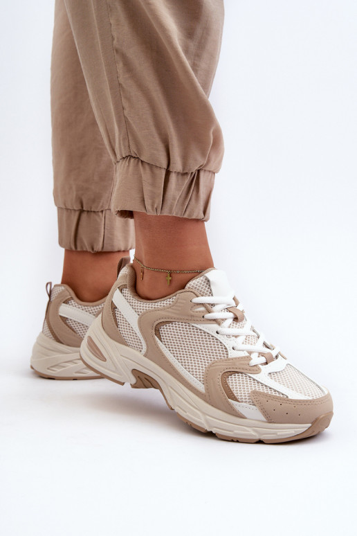 Women's Beige Sports Sneakers Kildia