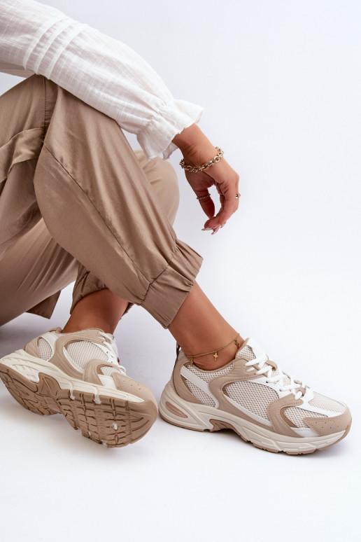 Women's Beige Sports Sneakers Kildia