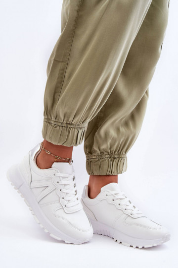 Women's Leather Sport Shoes White Kabama 2