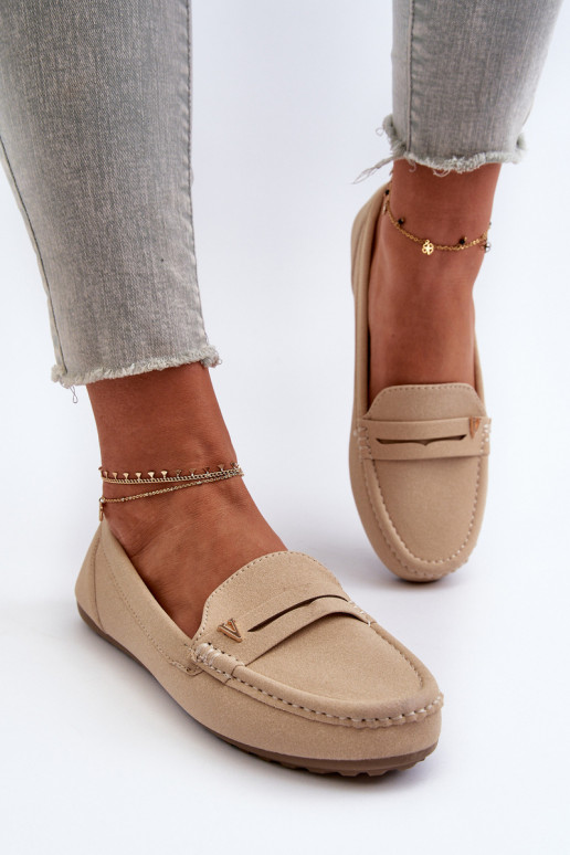 Classic Women's Beige Moccasins Iramarie