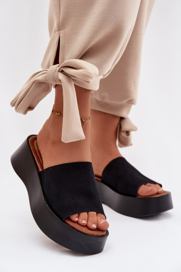 Women's Platform Sandals Black Liorisse