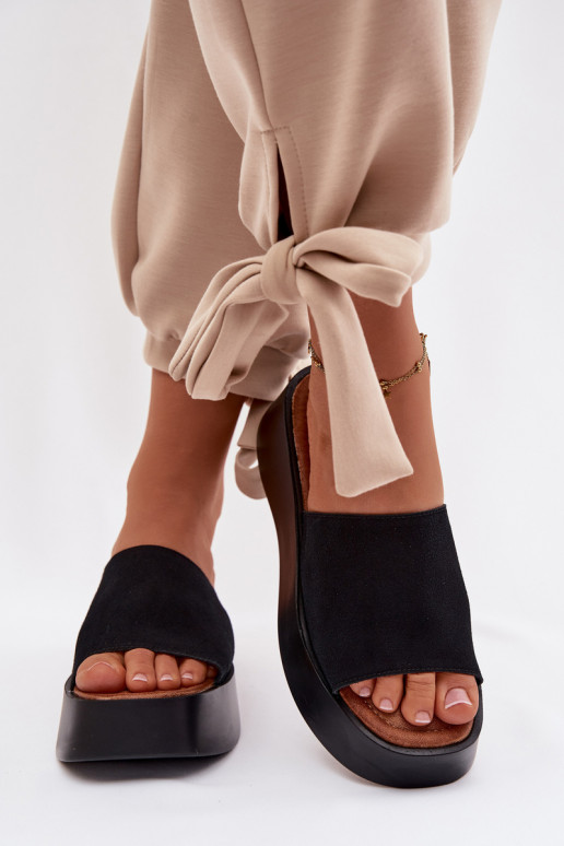 Women's Platform Sandals Black Liorisse