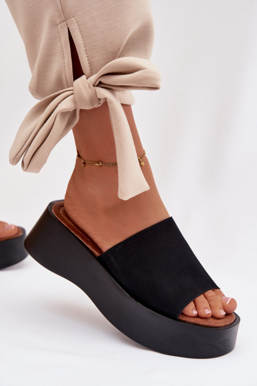 Women's Platform Sandals Black Liorisse