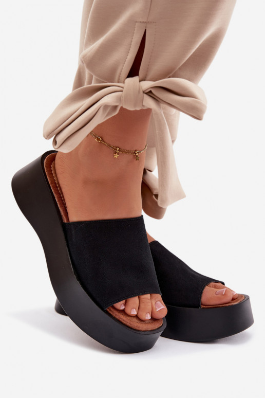 Women's Platform Sandals Black Liorisse