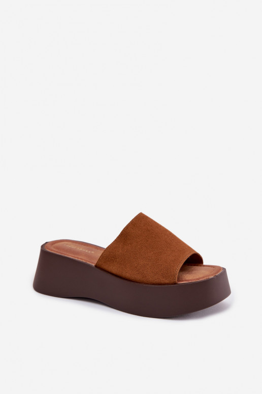 Women's Platform Sandals Camel Liorisse