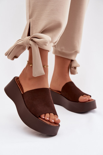Women's Platform Sandals Chocolate Liorisse 2