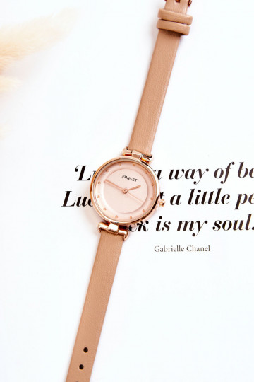 Women's Analog Watch Ernest Beige