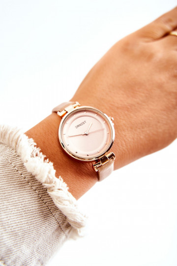 Women's Analog Watch Ernest Beige 2