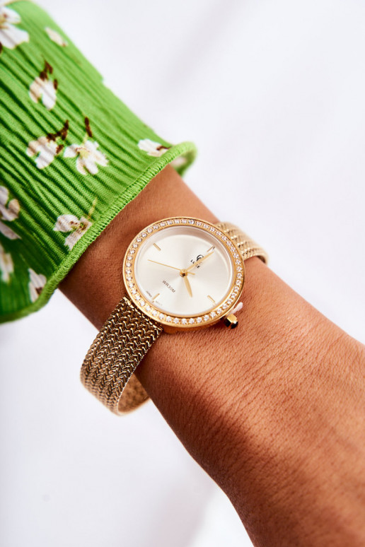 Women's Watch GG Luxe Gold With Silver Dial