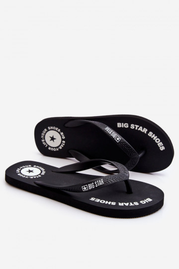 Men's Flip Flops Big Star LL174444 Black 2