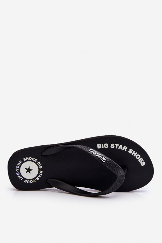 Men's Flip Flops Big Star LL174444 Black