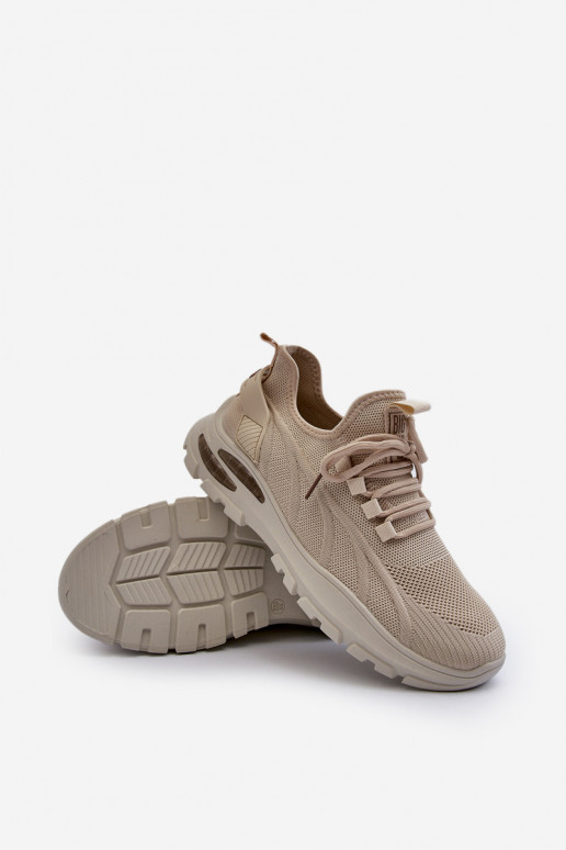 Men's sneakers HI-POLY SYSTEM Big Star NN174469 Beige