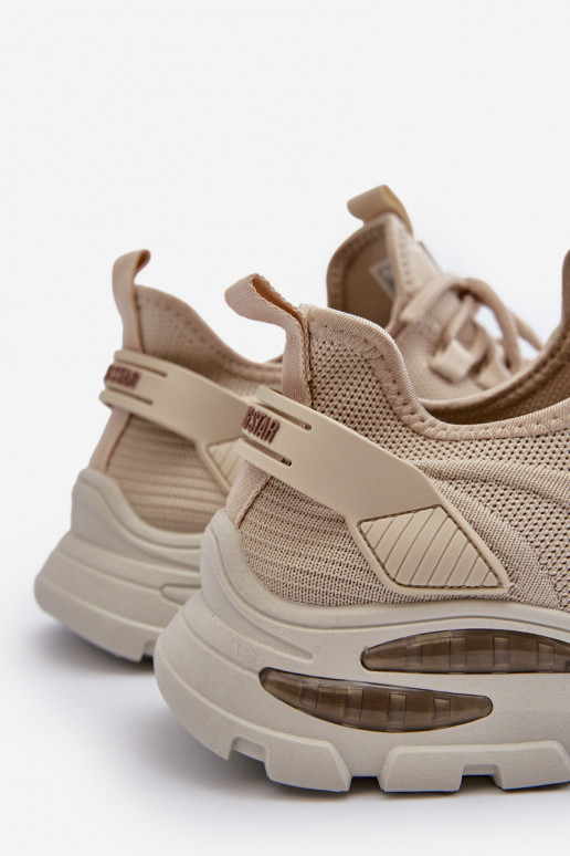 Sneakersy Męskie HI-POLY SYSTEM Big Star NN174469 Beżowe