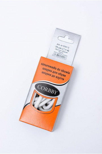 Corbby White Round Laces 2