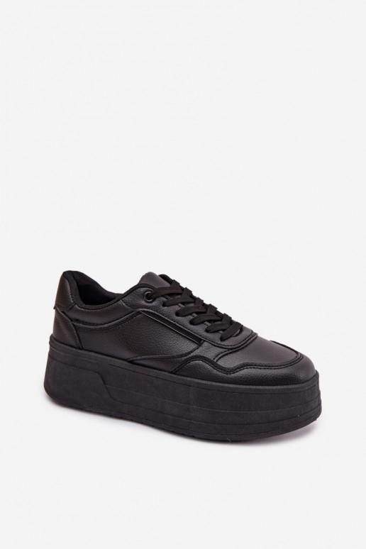 Women's Sneakers with Chunky Platform Black Feressa