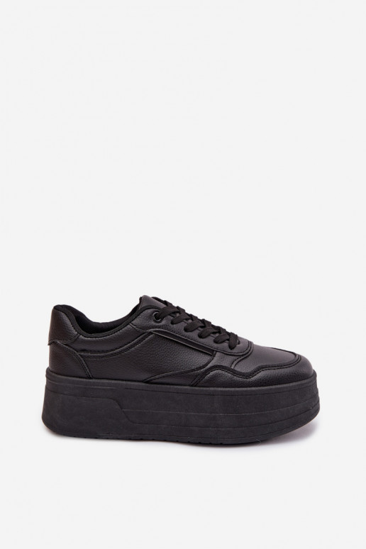 Women's Sneakers with Chunky Platform Black Feressa