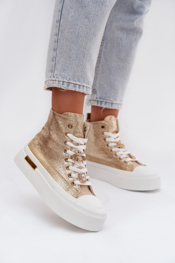 Women's Platform Sneakers with Pins Gracella