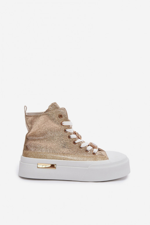 Women's Platform Sneakers with Pins Gracella
