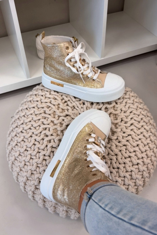 Women's Platform Sneakers with Pins Gracella