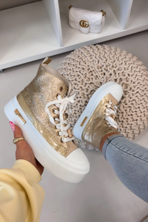 Women's Platform Sneakers with Pins Gracella