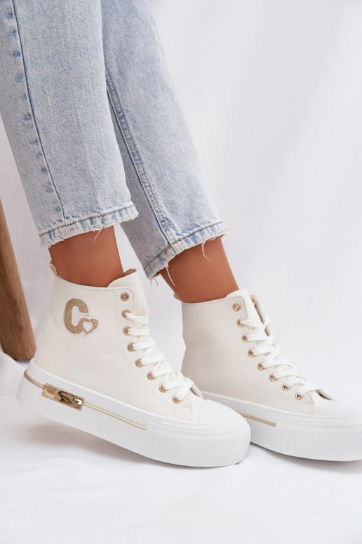 Women's Platform Sneakers White Meloria
