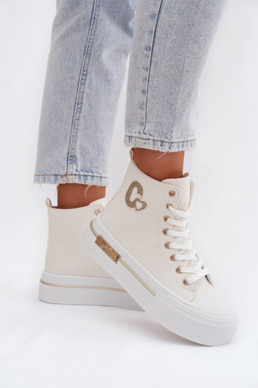 Women's Platform Sneakers White Meloria