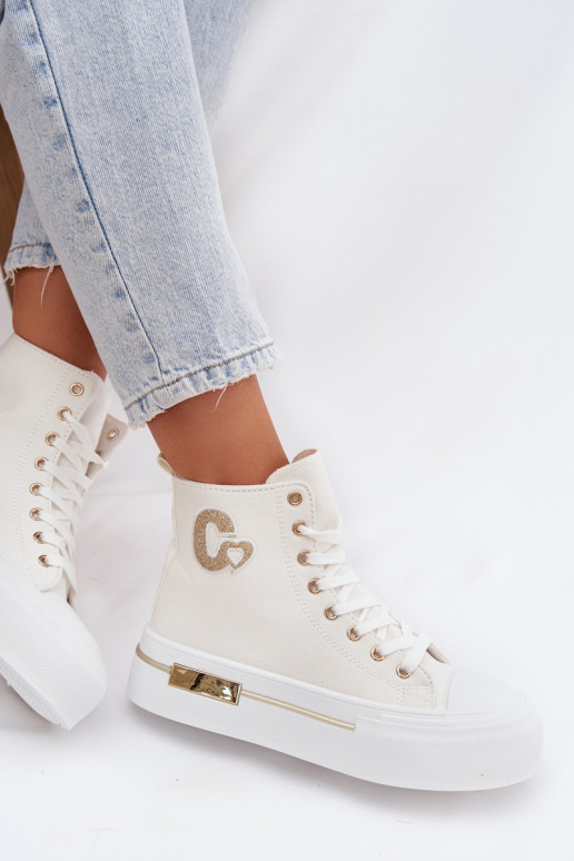Women's Platform Sneakers White Meloria