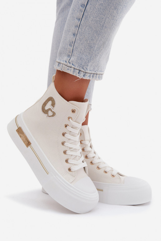 Women's Platform Sneakers White Meloria