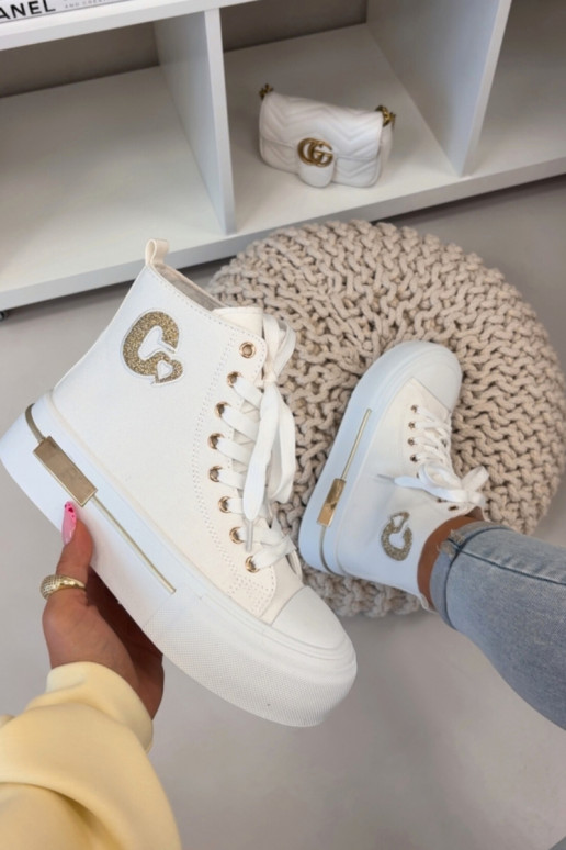 Women's Platform Sneakers White Meloria