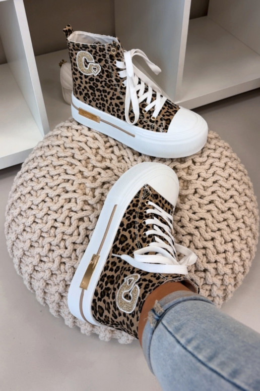 Women's Platform Sneakers Leopard Print Meloria