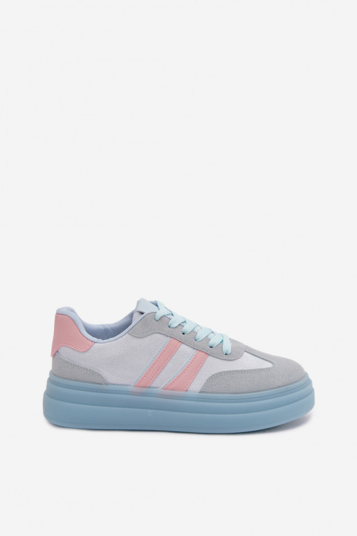 Women's Platform Sneakers Blue Galleria