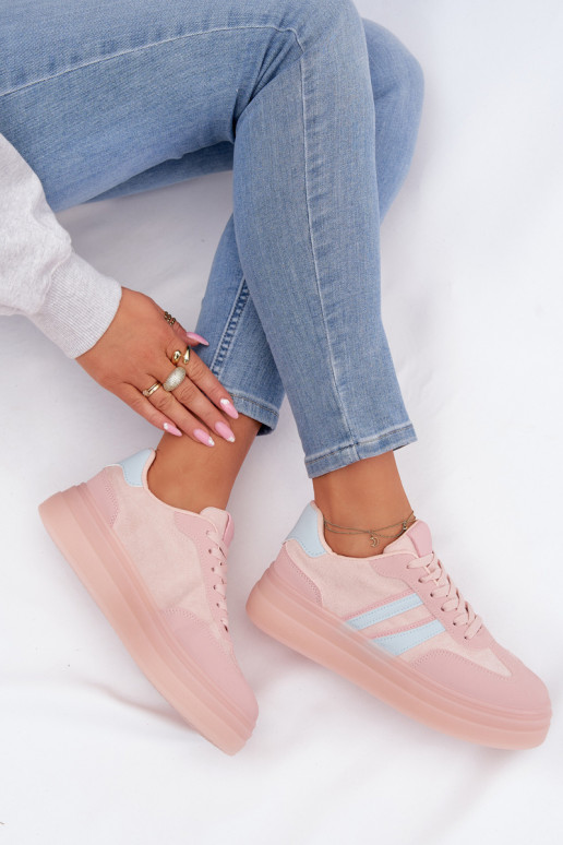 Women's Platform Sneakers Pink Galleria