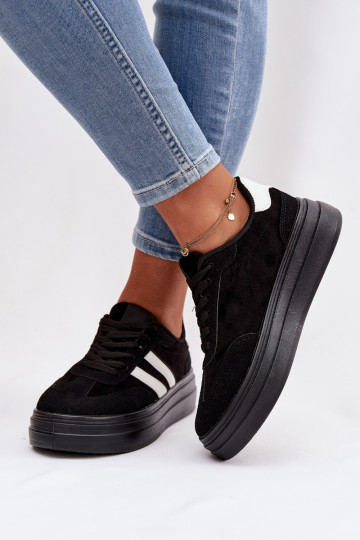 Women's Platform Sneakers Black Galleria 2