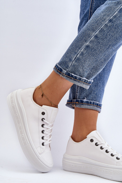 Low Women's Insulated White Sneakers Big Star MM274029