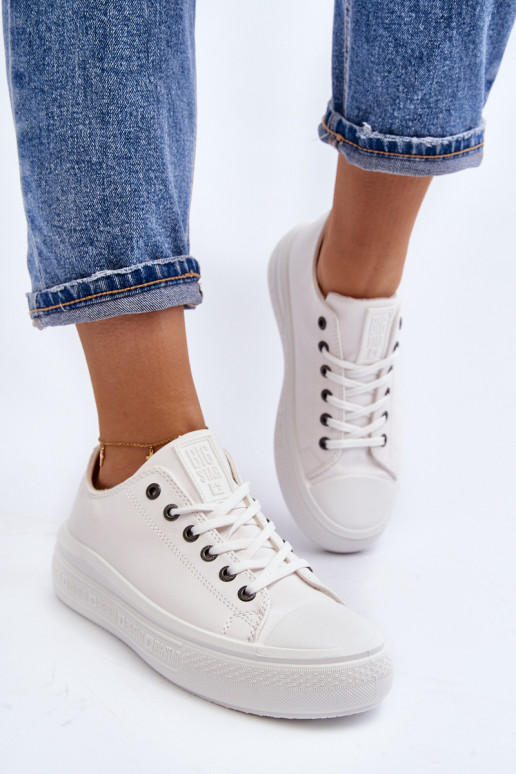 Low Women's Insulated White Sneakers Big Star MM274029