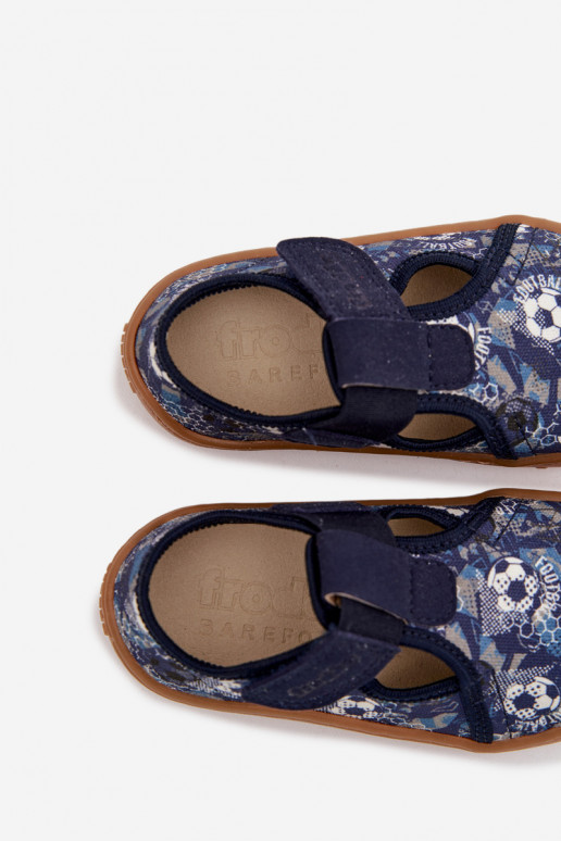 Children's Slip-On Shoes Barefoot Balls Froddo Cannvas G1700439-5 Blue
