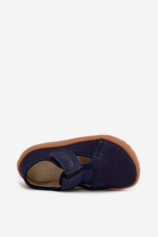 Children's Slip-On Shoes Barefoot Froddo Cannvas G1700439 Navy Blue
