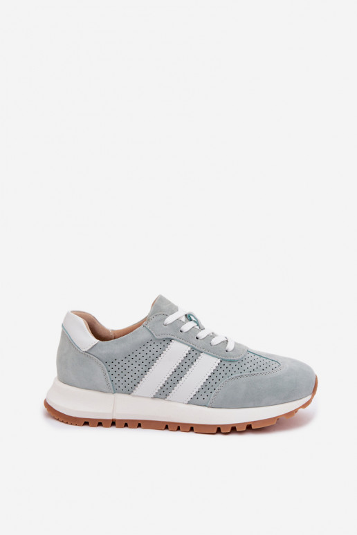 Women's Sneakers Made of Natural Suede Mint Marceline
