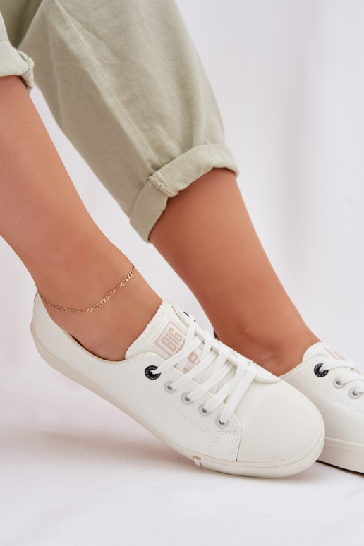 Women's Eco Leather Sneakers Big Star TT274023 White