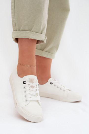 Women's Eco Leather Sneakers Big Star TT274023 White 2