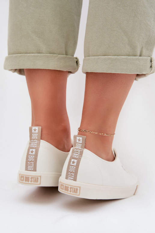 Women's Eco Leather Sneakers Big Star TT274023 White