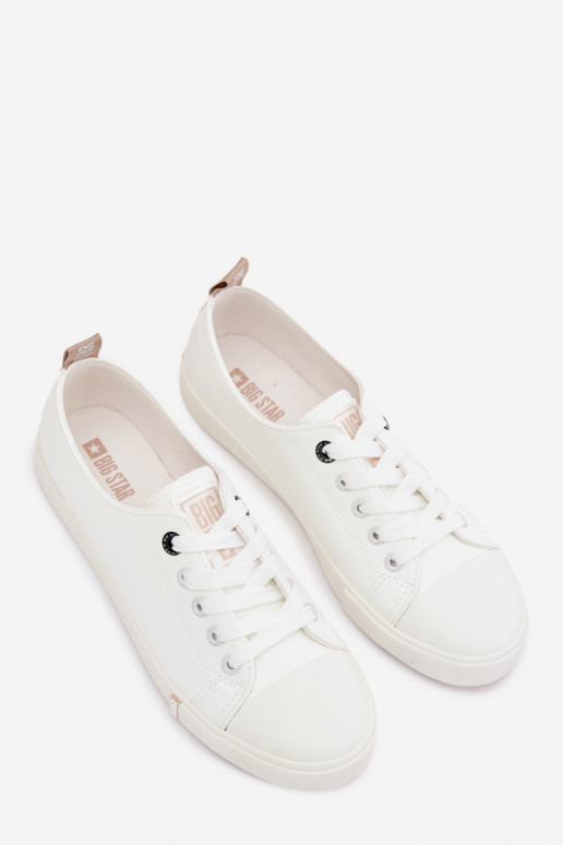 Women's Eco Leather Sneakers Big Star TT274023 White