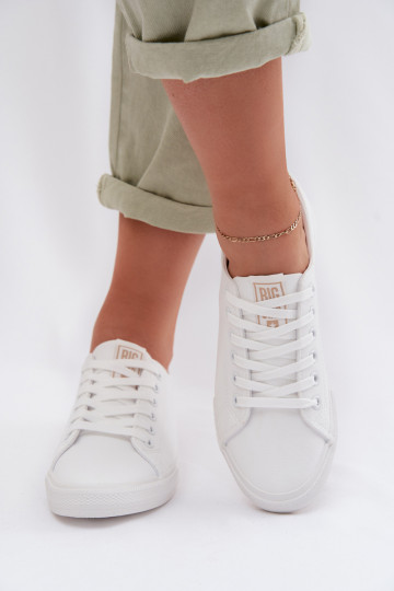 Women's Eco Leather Sneakers Big Star TT274001 White