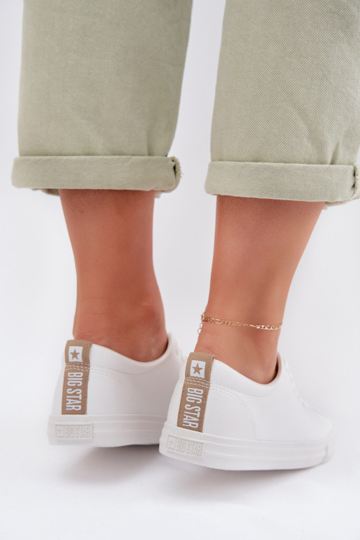 Women's Eco Leather Sneakers Big Star TT274001 White