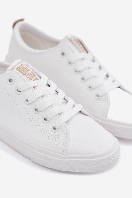 Women's Eco Leather Sneakers Big Star TT274001 White