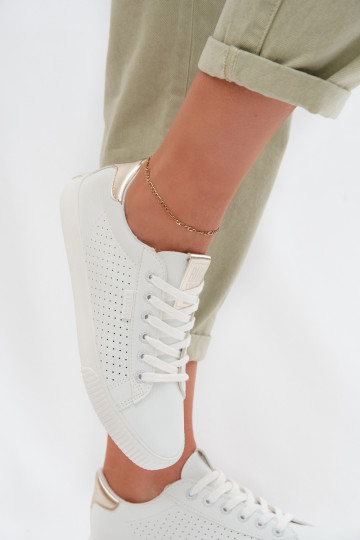 Women's Eco Leather Sneakers Big Star TT274020 White