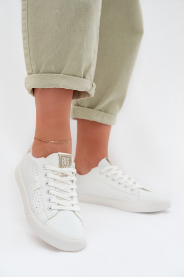 Women's Eco Leather Sneakers Big Star TT274020 White 2